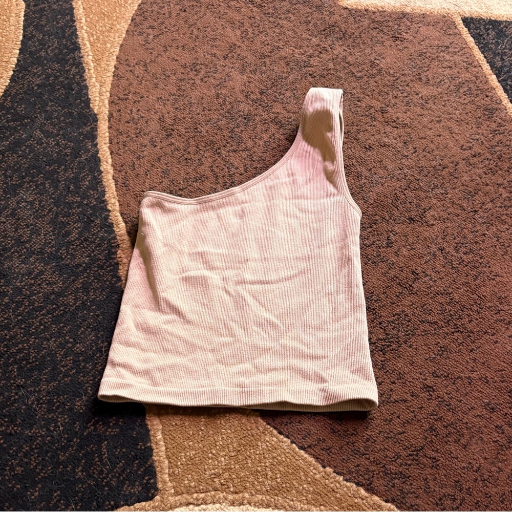 SWS Essentials Ribbed Tan Top - Picture 3 of 3